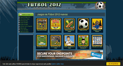 Desktop Screenshot of juegosdefutbol2012.com